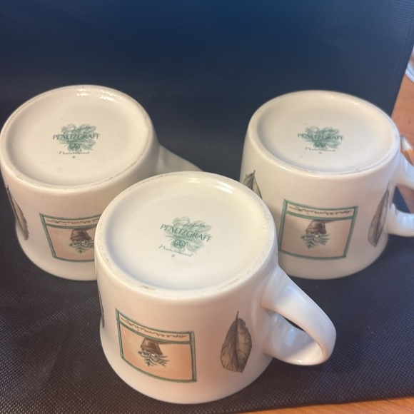 Pfaltzgraff Perennial Naturewood Coffee Cups collectibles - Picture 2 of 3
